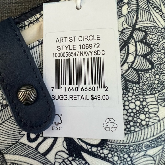 SAKROOTS CONVERTIBLE CROSSBODY WRISTLET WALLET ORGANIZER CASE - Picture 9 of 13